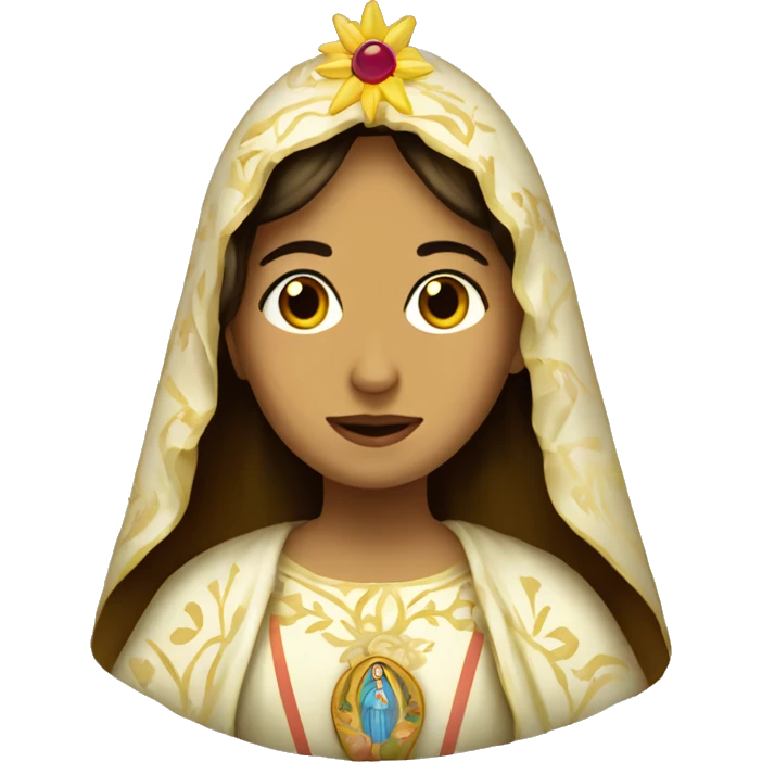 De la virgen emoji