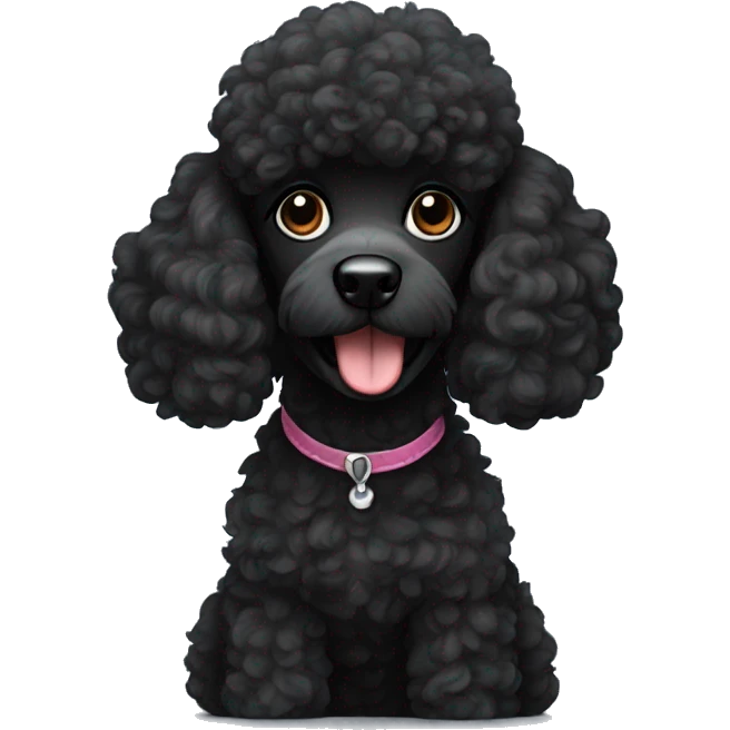 black poodle emoji