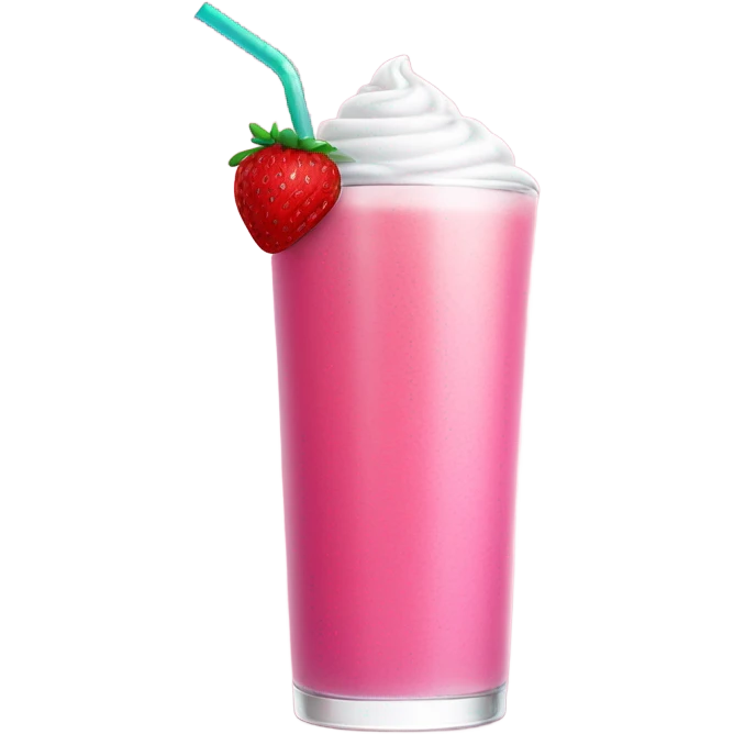 Pink girl drinks emoji