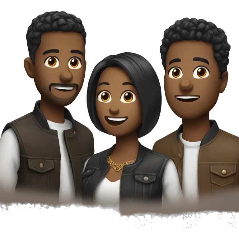 3 singers band emoji
