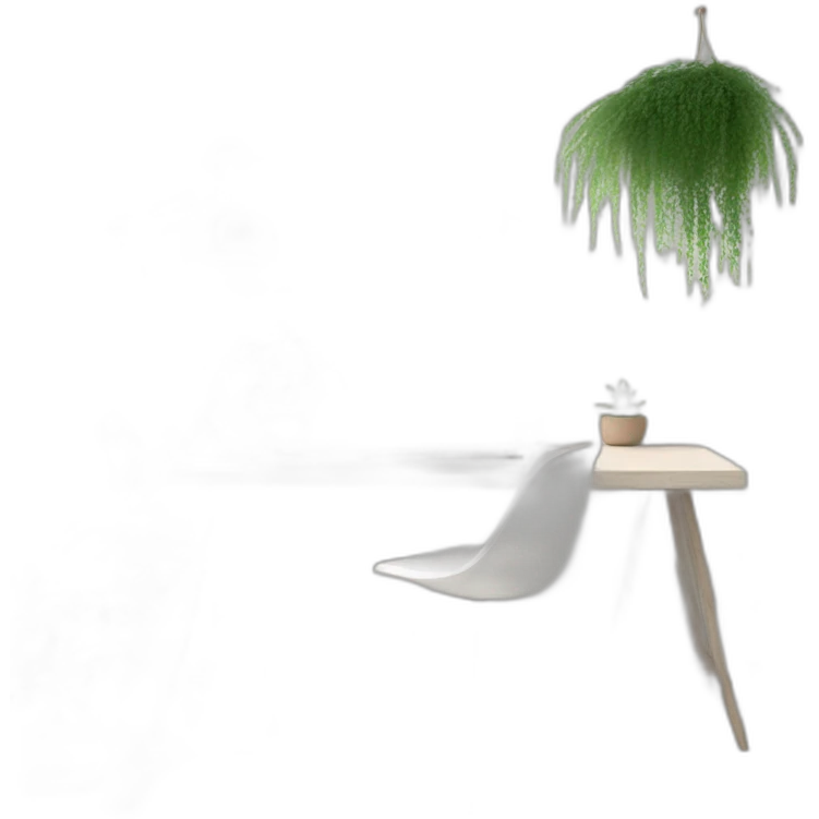 aesthetic greenery minimalist clean workspace emoji