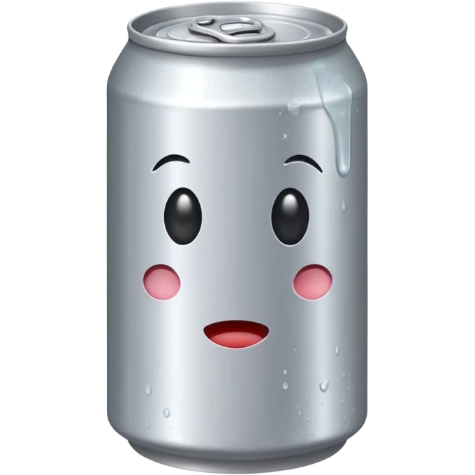 soda can without any face. emoji