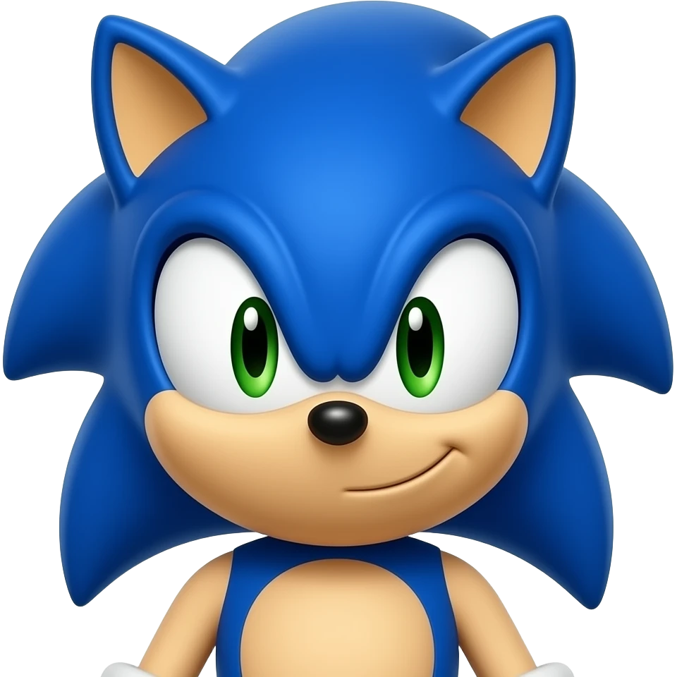 Sonic the hedgehog emoji