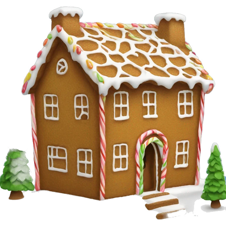 Ginger bread house emoji