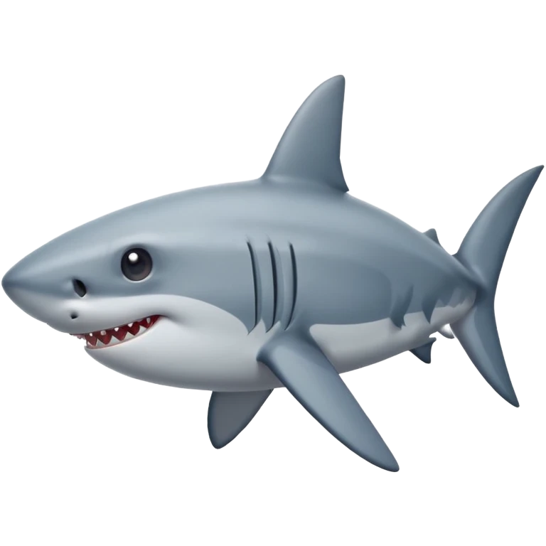 Shark with star eyes emoji