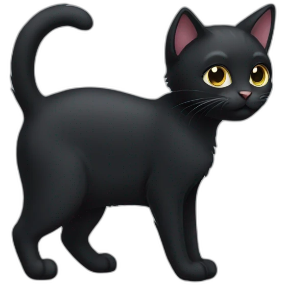 Black cat emoji