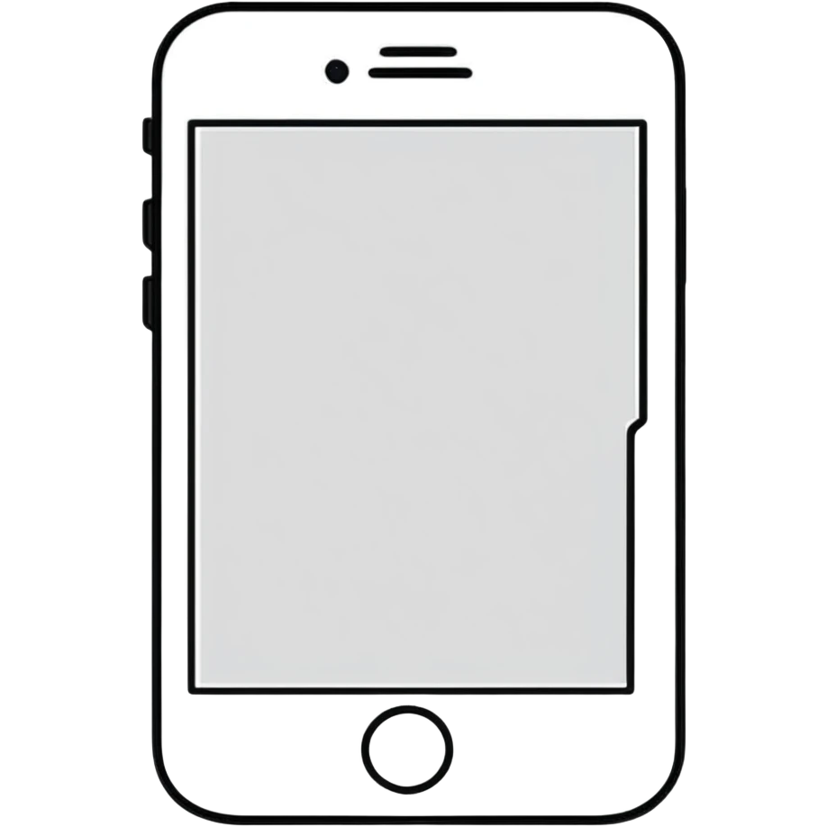 modern iPhone smartphone with app icons on screen emoji