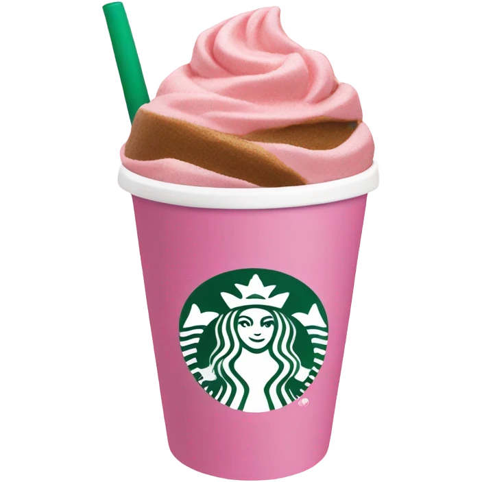 pink Starbucks cup with the name Ciannah on it in cursive emoji