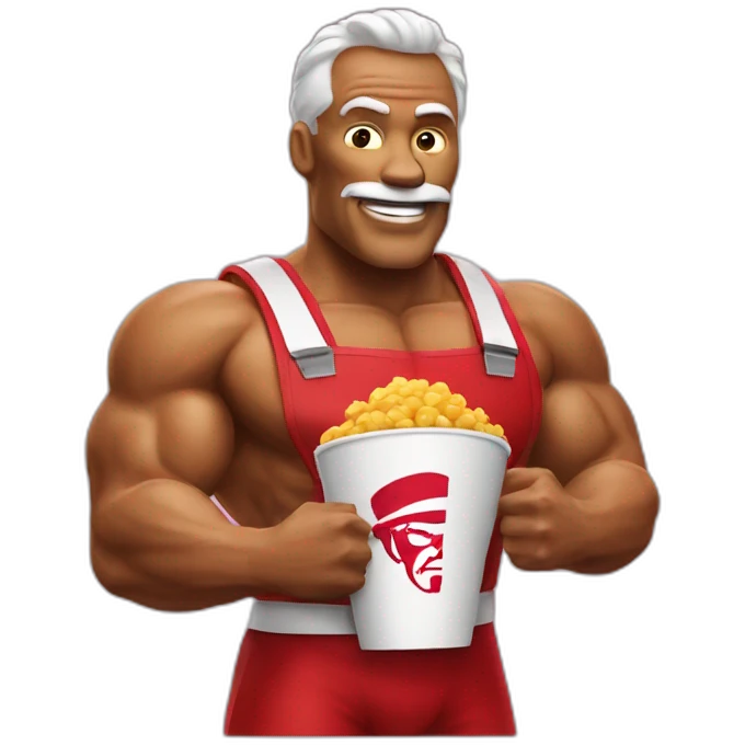Kfc muscles emoji