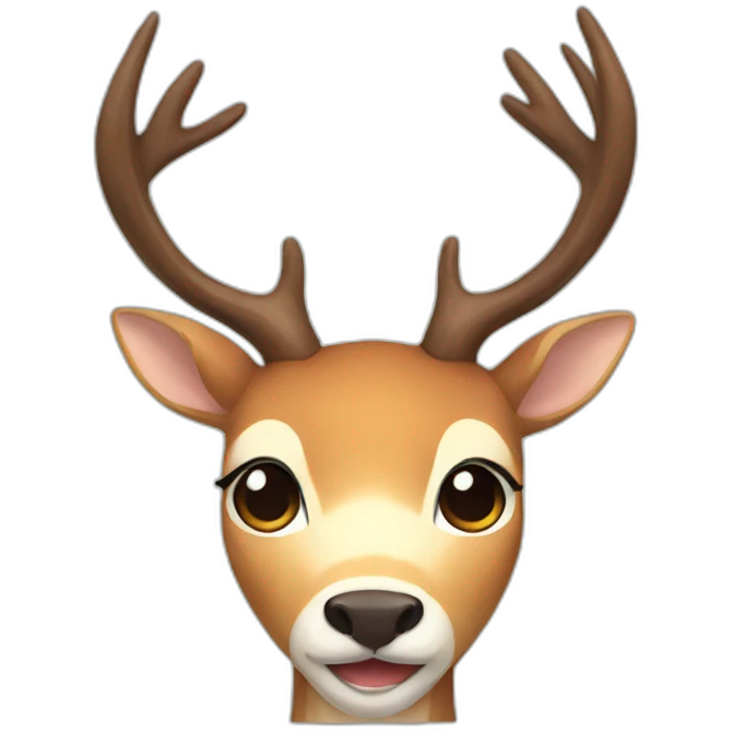 Anime deer emoji