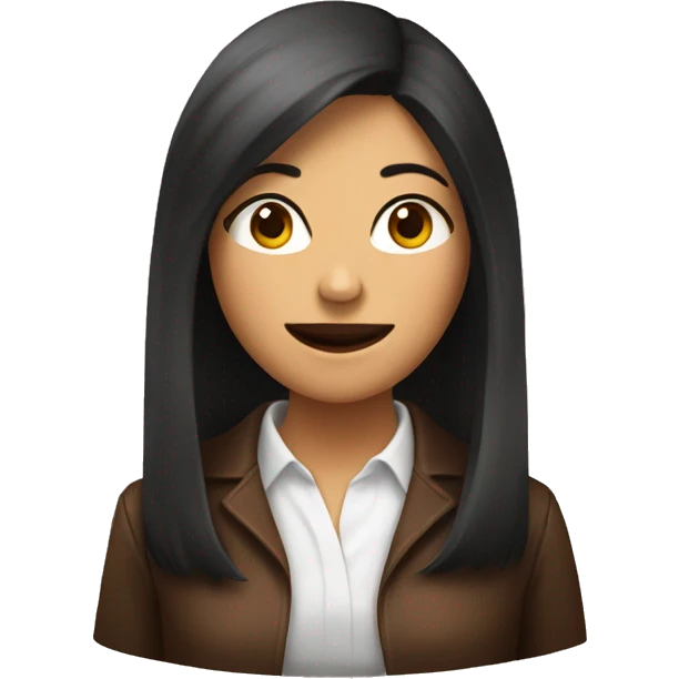 Nena con café  emoji