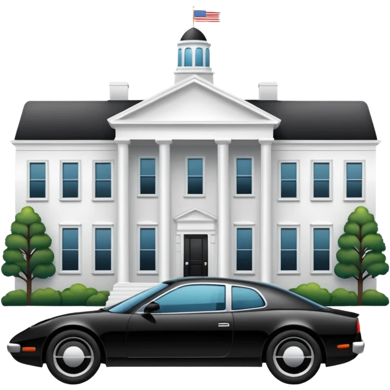 car sport in front of a house emoji