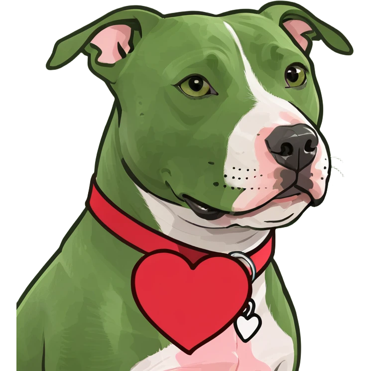 Pitbull love emoji