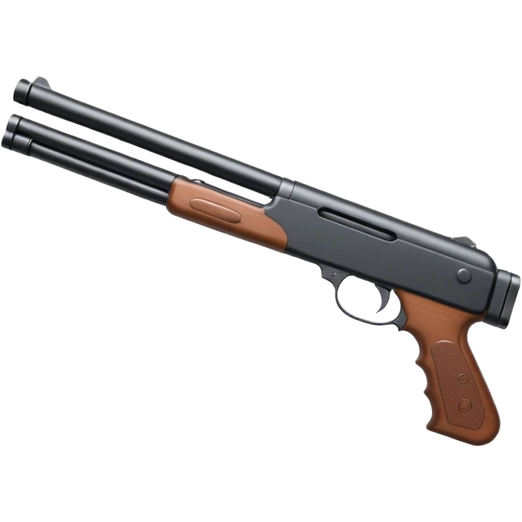 full white SPAS-12 shotgun white-out white white emoji