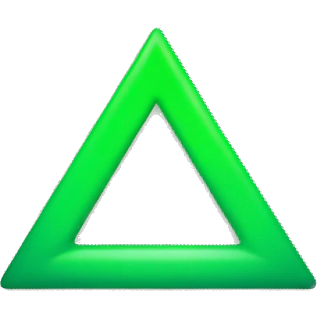 Green updown triangle emoji