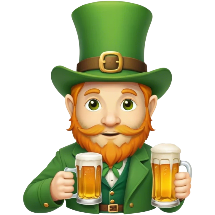 Drunken leprechaun  emoji