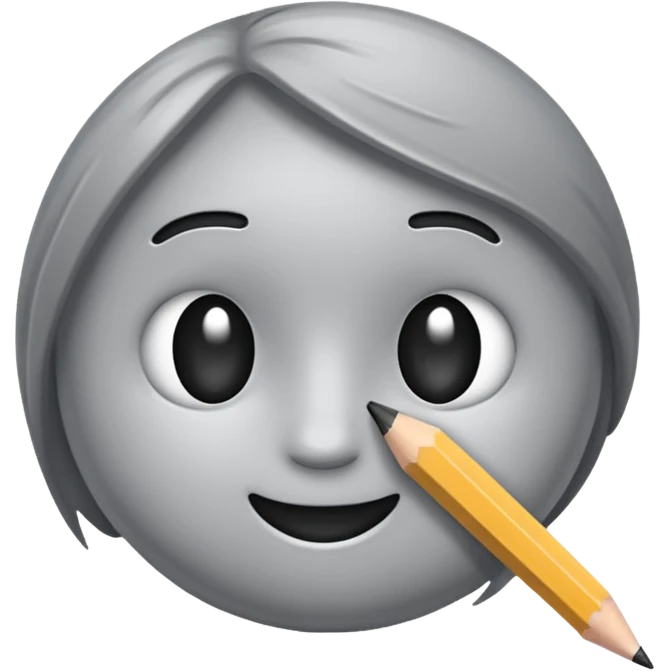 create an emoji of a sketching  emoji
