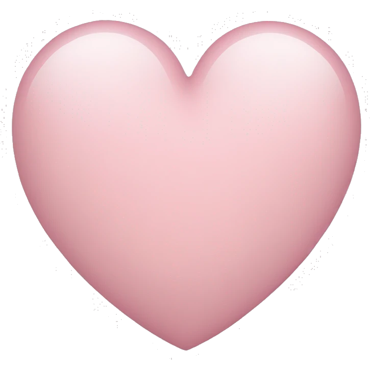 light pink heart emoji