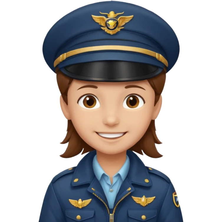 pilot kid emoji