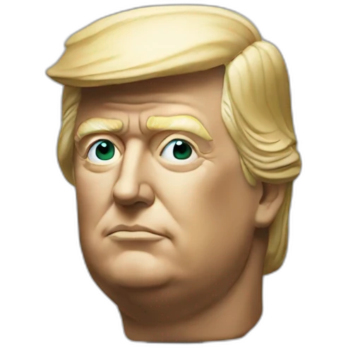 Statue of trump emoji