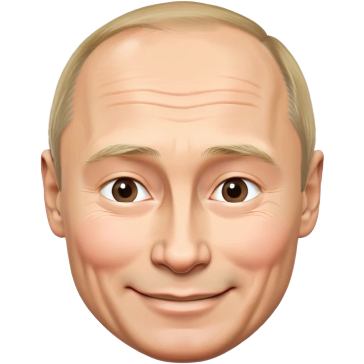 russian president Putin smiles slyly emoji