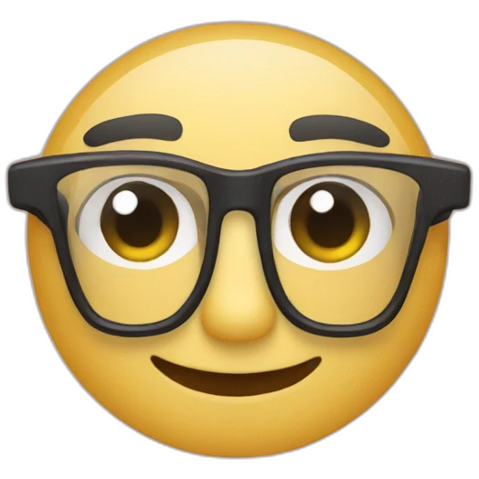 Lunettes emoji