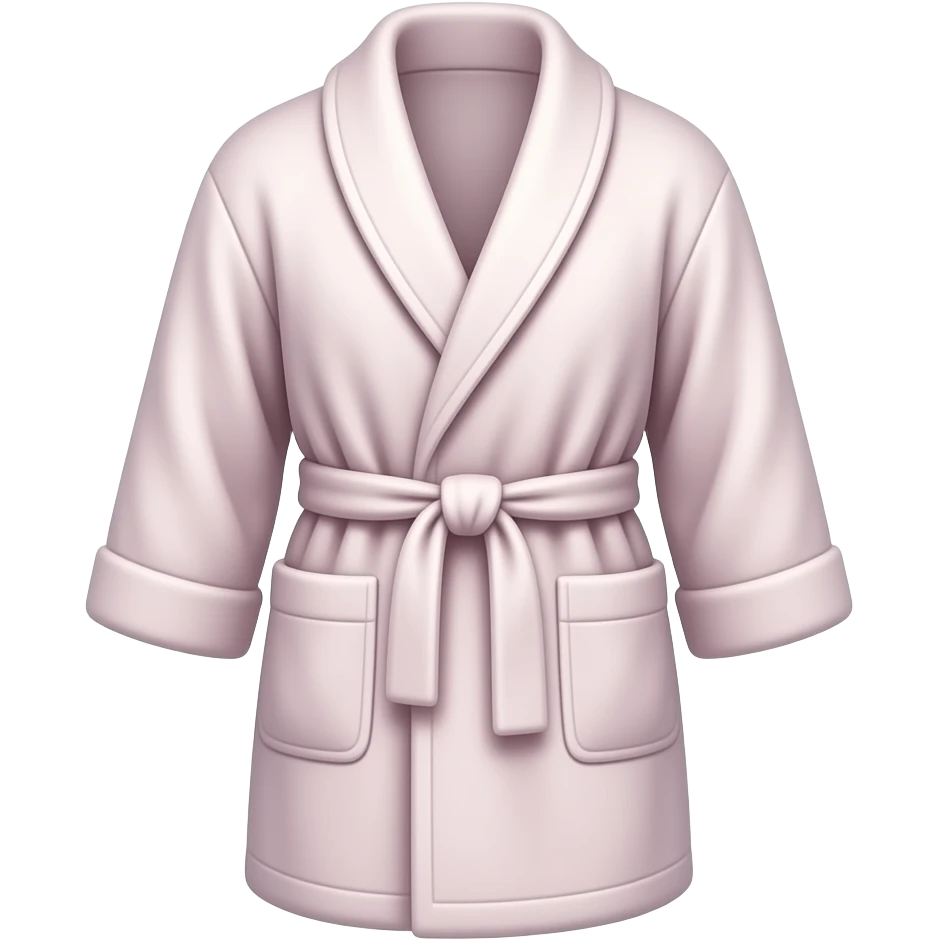 soft cozy bath robe emoji