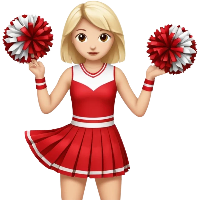 cheer leader dress emoji