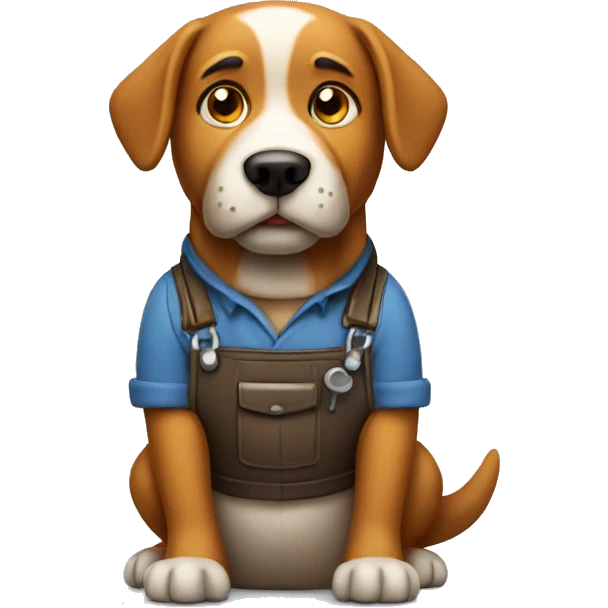 Dog plumber emoji
