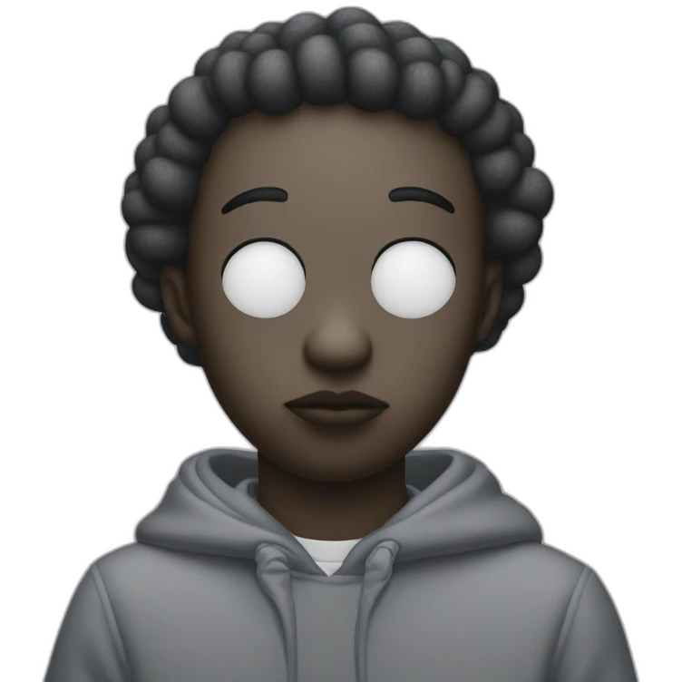 Kaws x eyes emoji