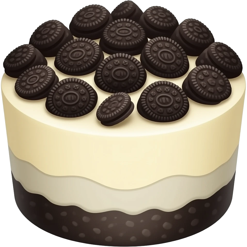 Oreo cheesecake cup emoji