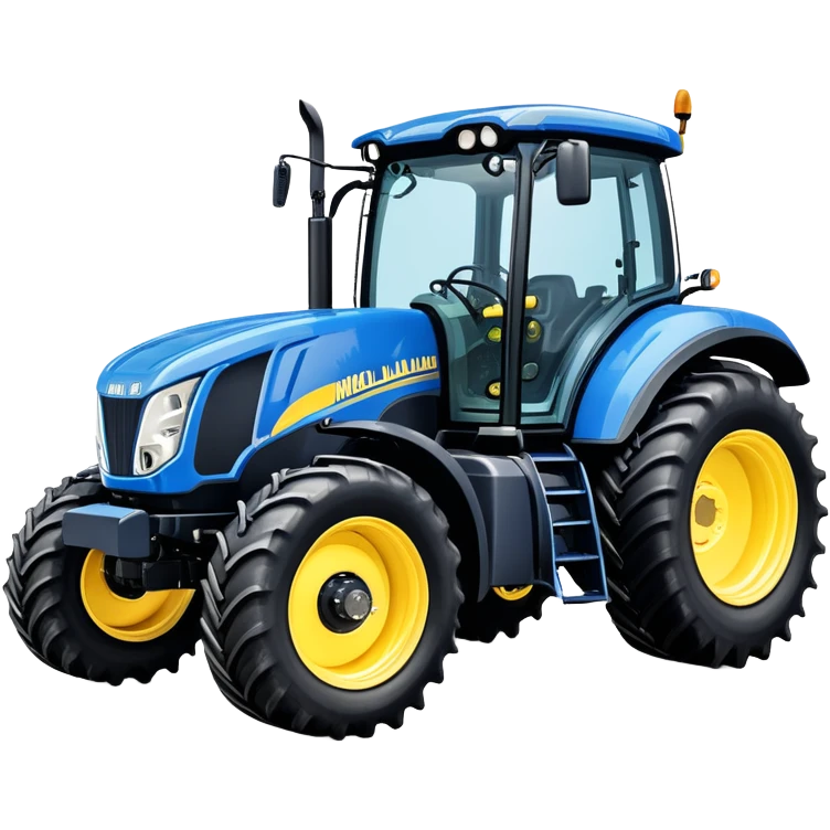 New Holland tractor emoji
