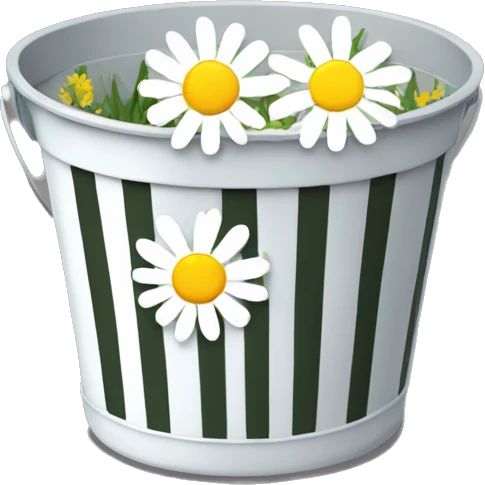 Daisy bucket emoji