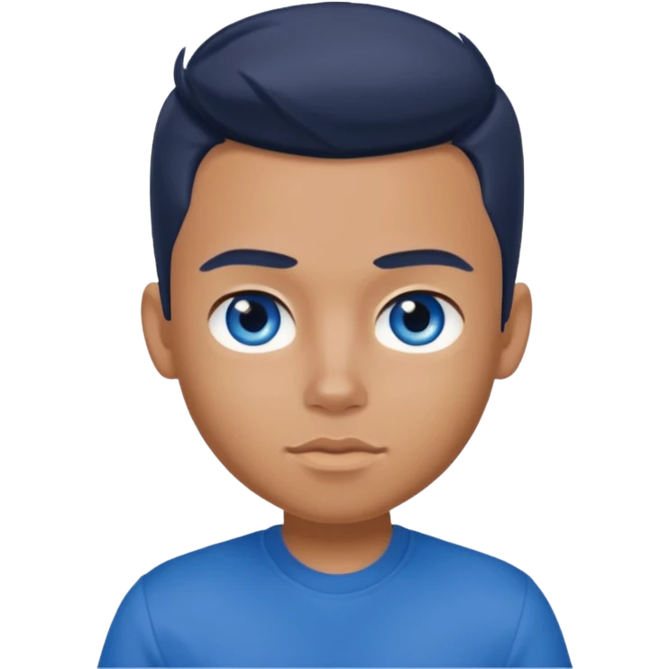 Bratz Boyz Cameron blue eyes, Blue eyes, dark blue shirt emoji