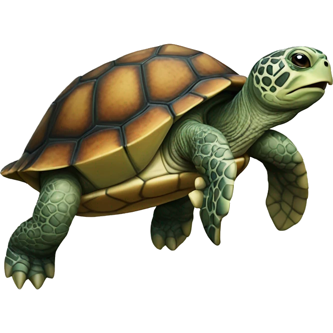 Turtle sticking its tongue out emoji
