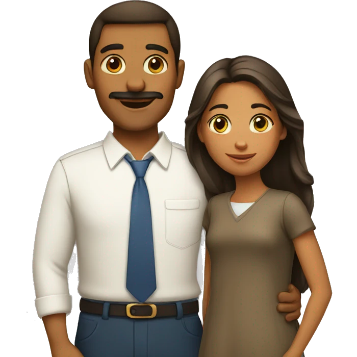 Adulto y niña emoji