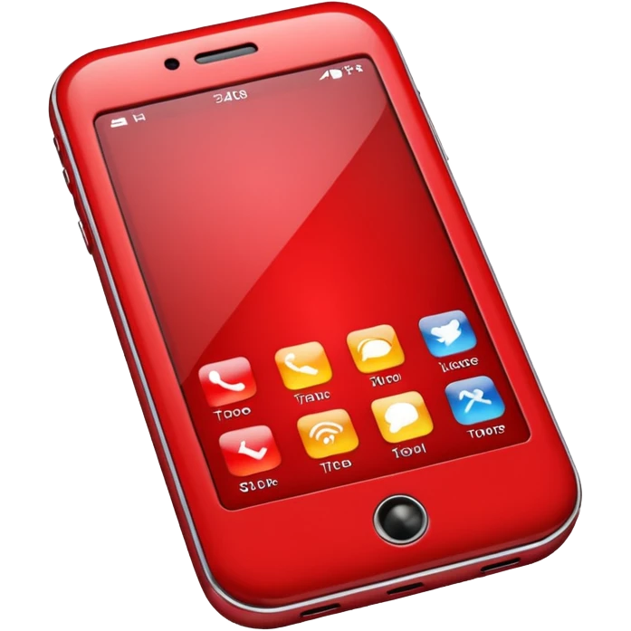 red cell phone emoji | AI Emoji Generator
