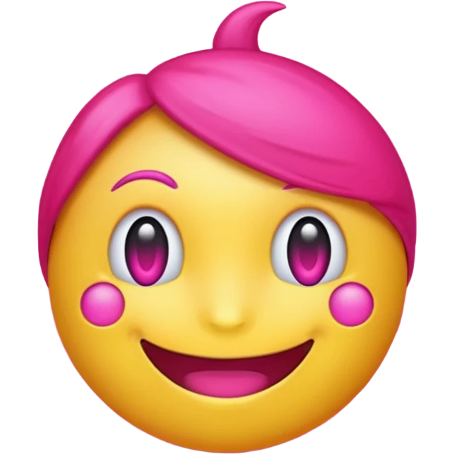 make a discord emoji role that is bright hot pink, almost neon for someone who host events- non gender specified and no faces. make it obvious that its event related emoji