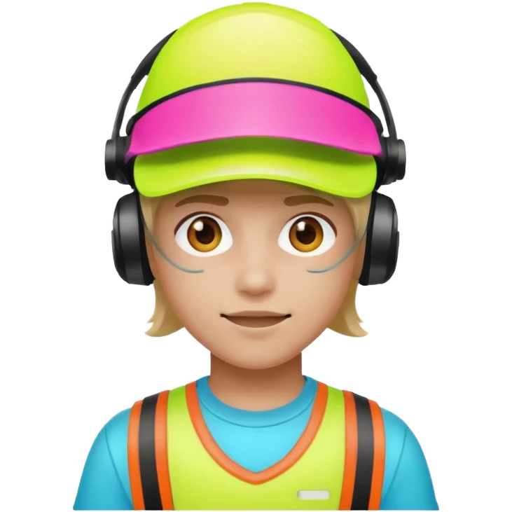 Neon Visor Gamer emoji