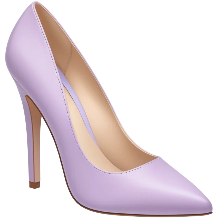 lilac pastel pumps emoji