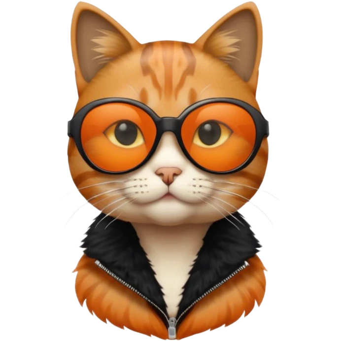 Cat wearing sunglasses emoji