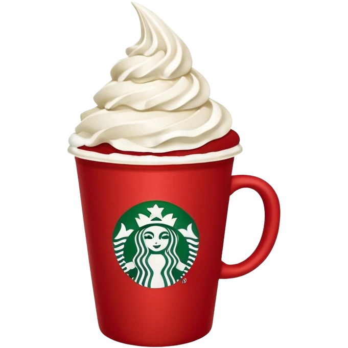  Christmas Starbucks coffee emoji