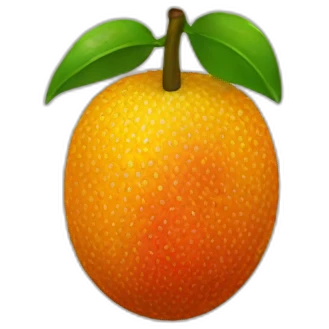Mamão fruit emoji