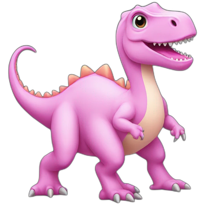 pink-dinosaur emoji