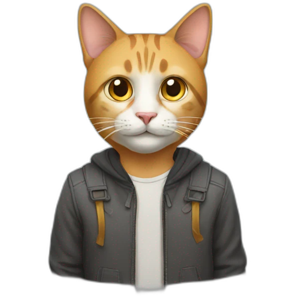 cat wiht person emoji