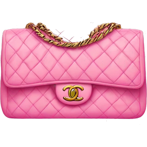 Pink chanel bag emoji