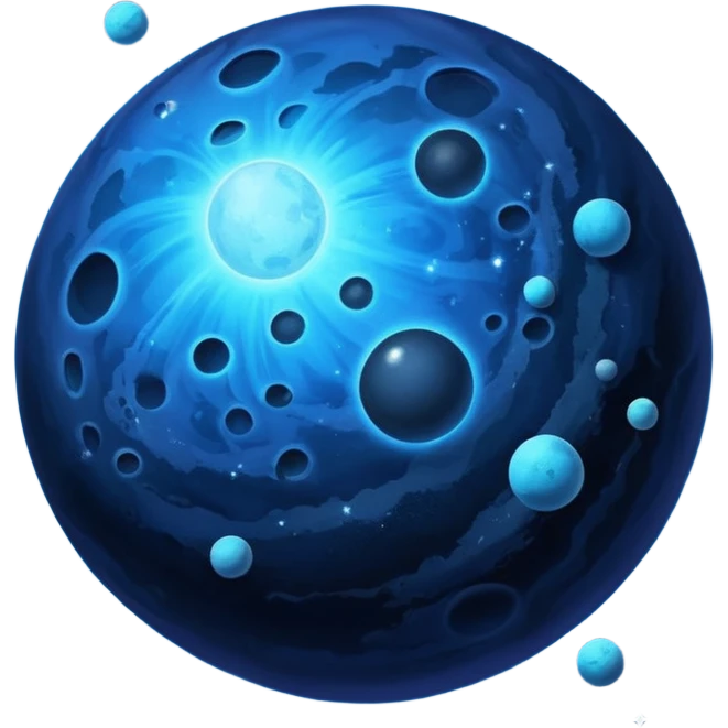 space, planets, dark blue emoji
