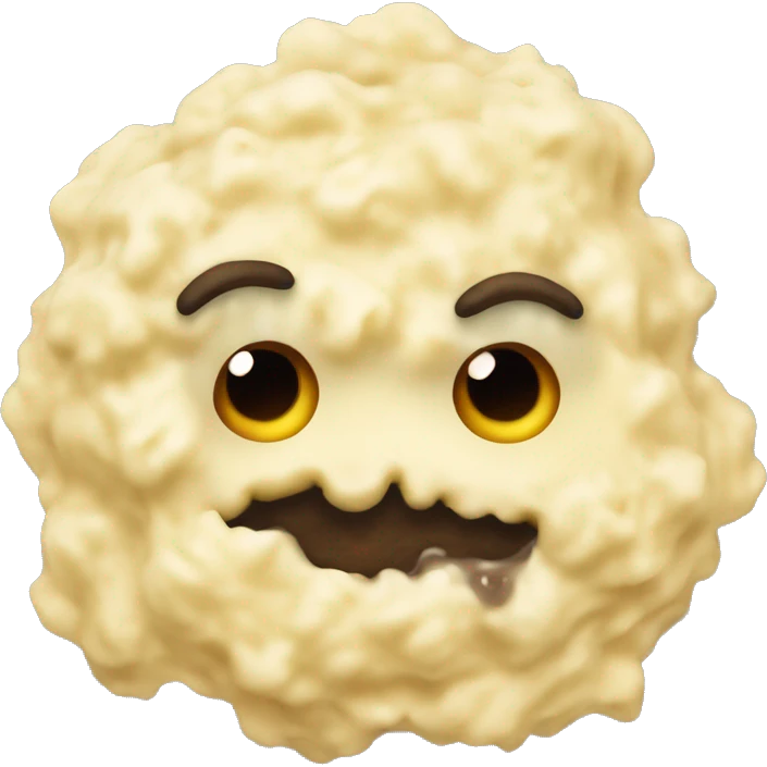 Monster made of mashed potatoes and gravy  emoji