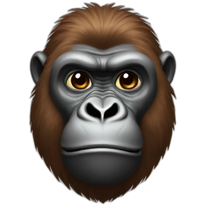 Brown Gorilla emoji