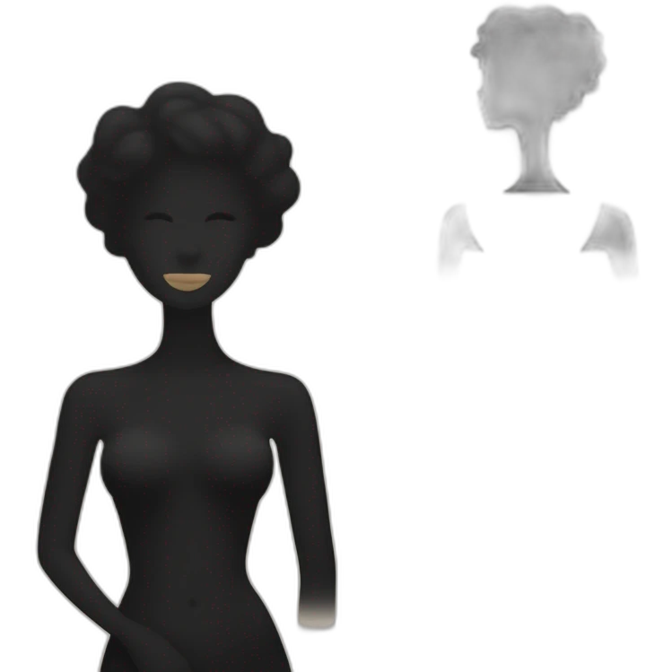 Slim Silhouette An emoji representing a slim silhouette to evoke beauty and grace. emoji